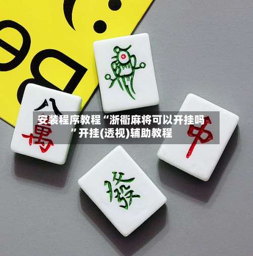 安装程序教程“浙衢麻将可以开挂吗	”开挂(透视)辅助教程-第2张图片