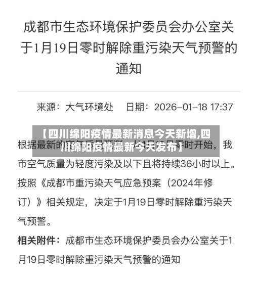 【四川绵阳疫情最新消息今天新增,四川绵阳疫情最新今天发布】-第1张图片