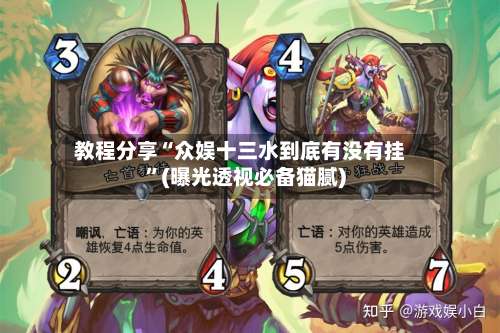 教程分享“众娱十三水到底有没有挂”(曝光透视必备猫腻)-第1张图片