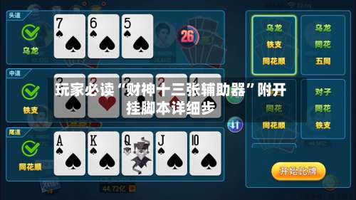 玩家必读“财神十三张辅助器”附开挂脚本详细步-第3张图片