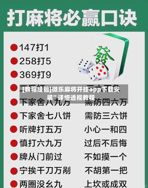 [教程经验]微乐麻将开挂app下载安装”详细透视教程-第2张图片