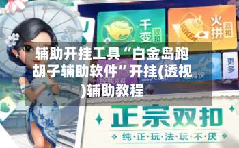 辅助开挂工具“白金岛跑胡子辅助软件	”开挂(透视)辅助教程-第1张图片