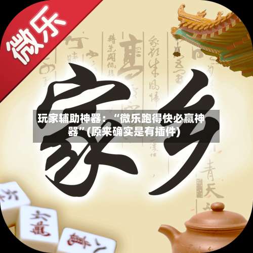 玩家辅助神器：“微乐跑得快必赢神器”(原来确实是有插件)-第3张图片