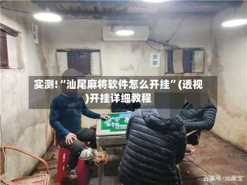 实测!“汕尾麻将软件怎么开挂”(透视)开挂详细教程-第1张图片