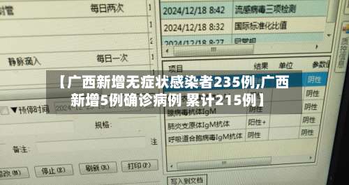 【广西新增无症状感染者235例,广西新增5例确诊病例 累计215例】-第1张图片