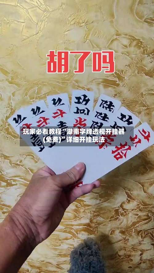 玩家必看教程“湖南字牌透视开挂器(免费)”详细开挂玩法-第3张图片