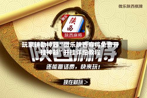 玩家辅助神器“微乐陕西麻将免费开挂神器	”开挂详细教程-第2张图片