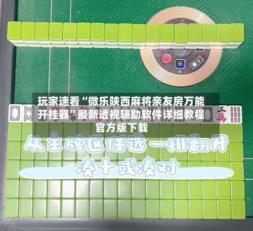 玩家速看“微乐陕西麻将亲友房万能开挂器”最新透视辅助软件详细教程官方版下载-第2张图片