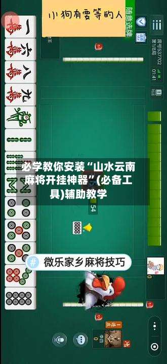 必学教你安装“山水云南麻将开挂神器	”(必备工具)辅助教学-第1张图片