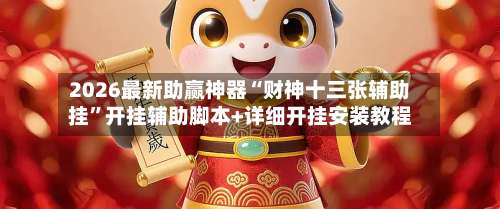 2026最新助赢神器“财神十三张辅助挂”开挂辅助脚本+详细开挂安装教程-第2张图片