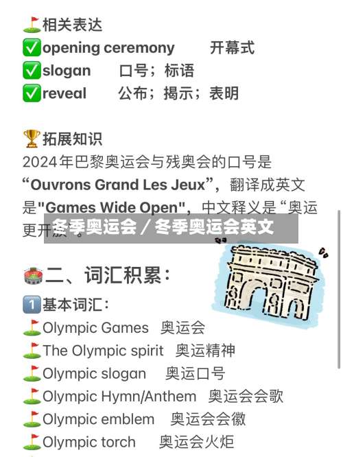 冬季奥运会／冬季奥运会英文-第3张图片