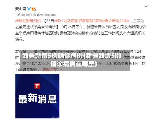 新疆新增5例确诊病例(新疆新增5例确诊病例在哪里)-第2张图片
