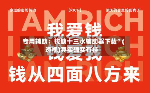 专用辅助：钱塘十三水辅助器下载”(透视)其实确实有挂-第2张图片