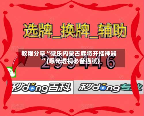 教程分享“微乐内蒙古麻将开挂神器	”(曝光透视必备猫腻)-第1张图片