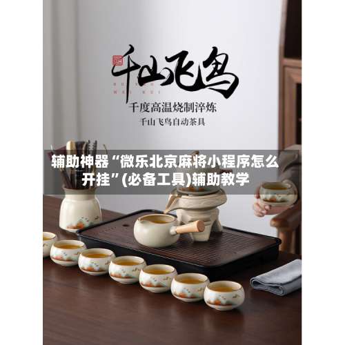 辅助神器“微乐北京麻将小程序怎么开挂”(必备工具)辅助教学-第3张图片