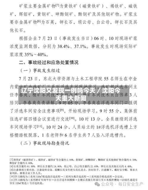 辽宁沈阳又发现一例吗今天／沈阳今天重大新闻-第1张图片