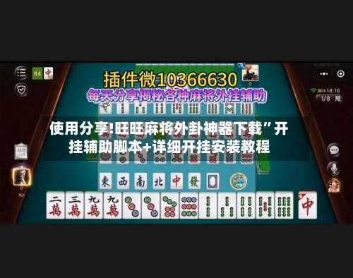 使用分享!旺旺麻将外卦神器下载	”开挂辅助脚本+详细开挂安装教程-第2张图片