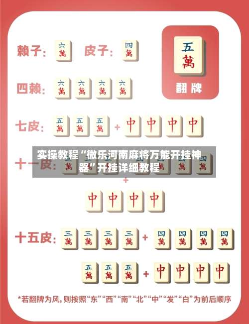 实操教程“微乐河南麻将万能开挂神器”开挂详细教程-第1张图片