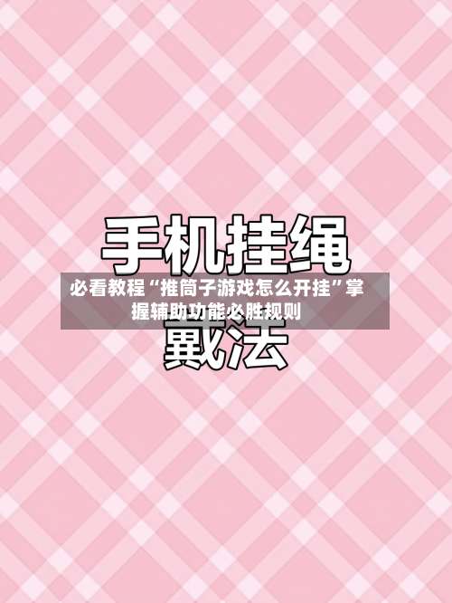 必看教程“推筒子游戏怎么开挂”掌握辅助功能必胜规则-第2张图片