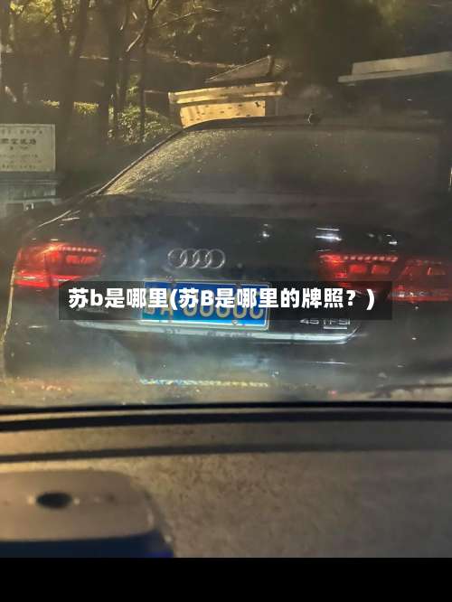 苏b是哪里(苏B是哪里的牌照？)-第1张图片