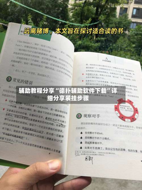 辅助教程分享“德扑辅助软件下载”详细分享装挂步骤-第1张图片