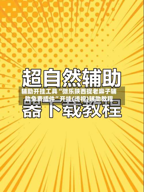 辅助开挂工具“微乐陕西捉老麻子辅助免费插件	”开挂(透视)辅助教程-第1张图片
