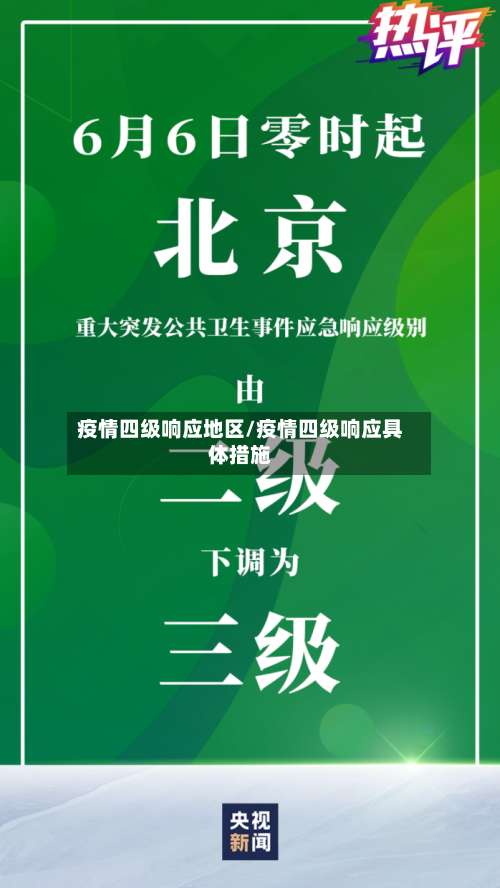 疫情四级响应地区/疫情四级响应具体措施-第1张图片