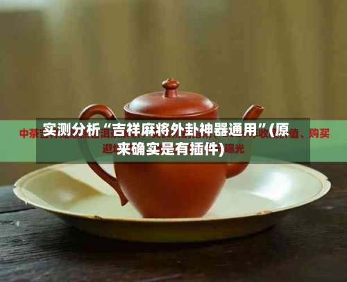 实测分析“吉祥麻将外卦神器通用”(原来确实是有插件)-第1张图片