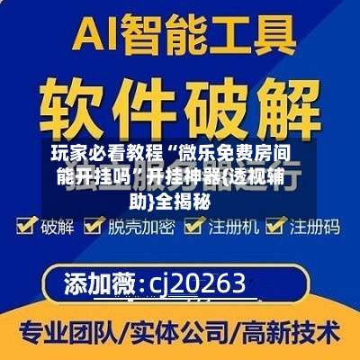 玩家必看教程“微乐免费房间能开挂吗”开挂神器{透视辅助}全揭秘-第1张图片