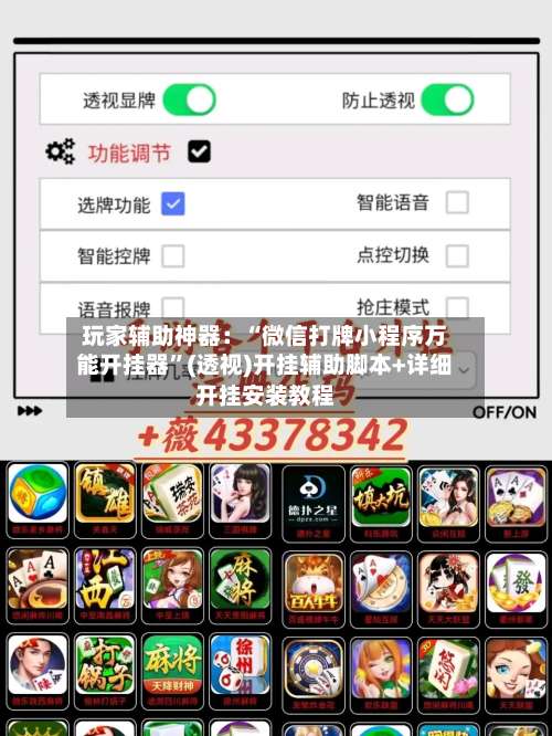 玩家辅助神器：“微信打牌小程序万能开挂器”(透视)开挂辅助脚本+详细开挂安装教程-第3张图片