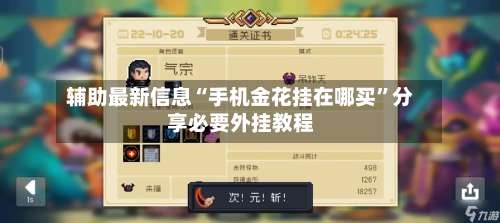 辅助最新信息“手机金花挂在哪买”分享必要外挂教程-第2张图片