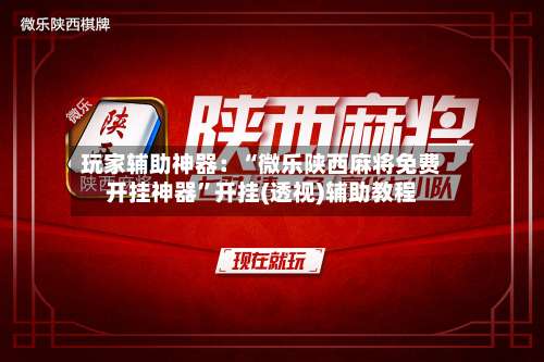 玩家辅助神器：“微乐陕西麻将免费开挂神器”开挂(透视)辅助教程-第1张图片