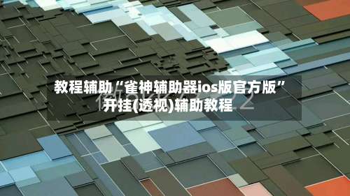 教程辅助“雀神辅助器ios版官方版	”开挂(透视)辅助教程-第1张图片