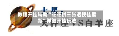 教程开挂辅助“旺旺拼三张透视挂最新	”详细开挂玩法-第1张图片