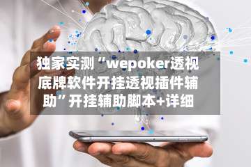 独家实测“wepoker透视底牌软件开挂透视插件辅助	”开挂辅助脚本+详细-第2张图片