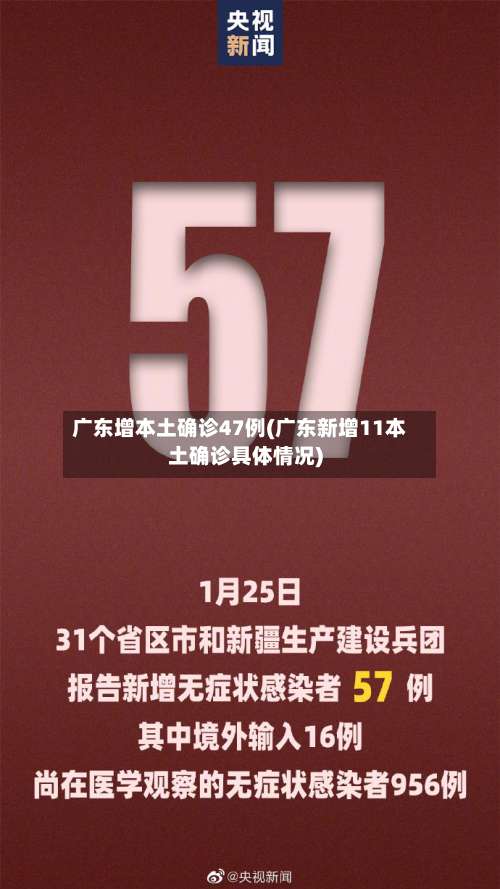 广东增本土确诊47例(广东新增11本土确诊具体情况)-第2张图片