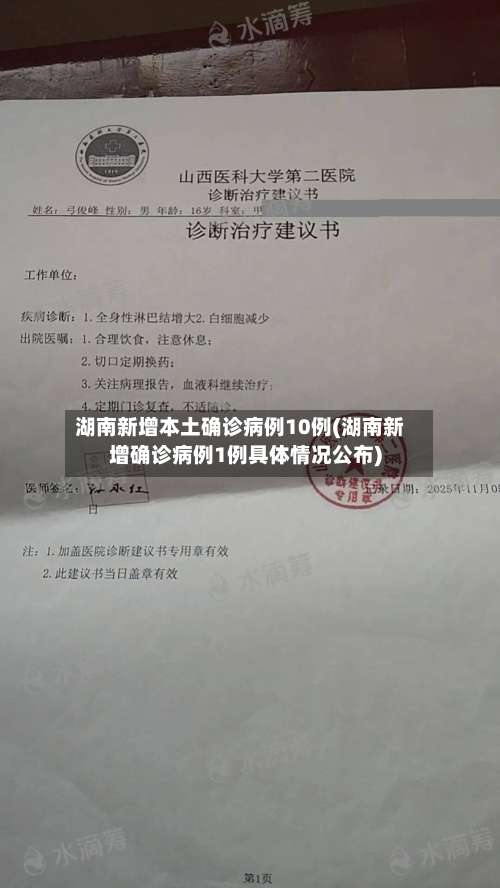 湖南新增本土确诊病例10例(湖南新增确诊病例1例具体情况公布)-第2张图片