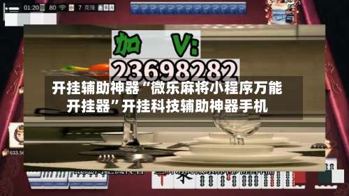 开挂辅助神器“微乐麻将小程序万能开挂器”开挂科技辅助神器手机-第2张图片