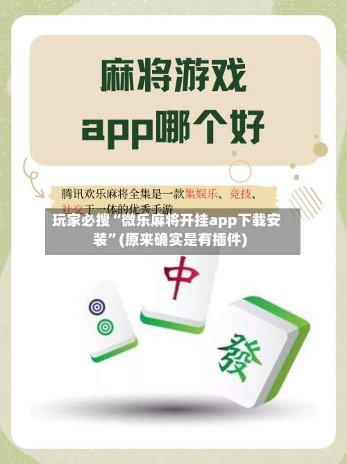 玩家必搜“微乐麻将开挂app下载安装”(原来确实是有插件)-第1张图片