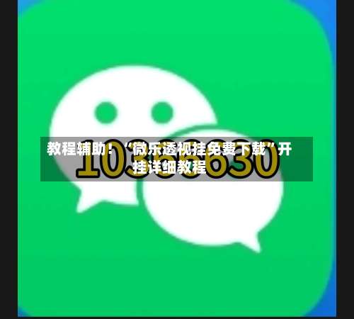 教程辅助！“微乐透视挂免费下载”开挂详细教程-第3张图片