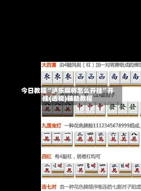 今日教程“泸乐麻将怎么开挂	”开挂(透视)辅助教程-第1张图片