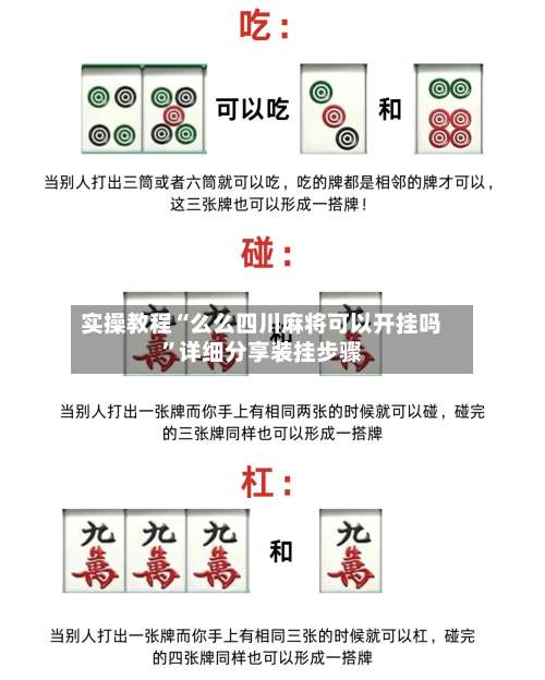 实操教程“么么四川麻将可以开挂吗”详细分享装挂步骤-第2张图片