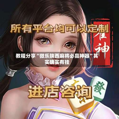 教程分享“微乐陕西麻将必赢神器”其实确实有挂-第2张图片