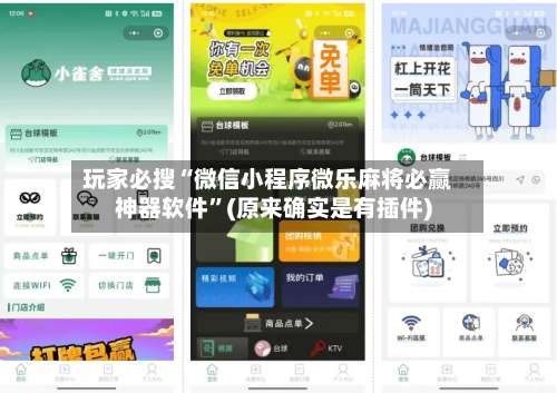 玩家必搜“微信小程序微乐麻将必赢神器软件”(原来确实是有插件)-第2张图片