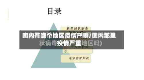 国内有哪个地区疫情严重/国内那里疫情严重-第1张图片