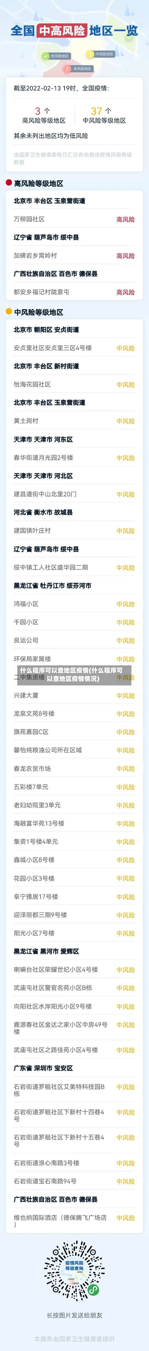 什么程序可以查地区疫情(什么程序可以查地区疫情情况)-第2张图片