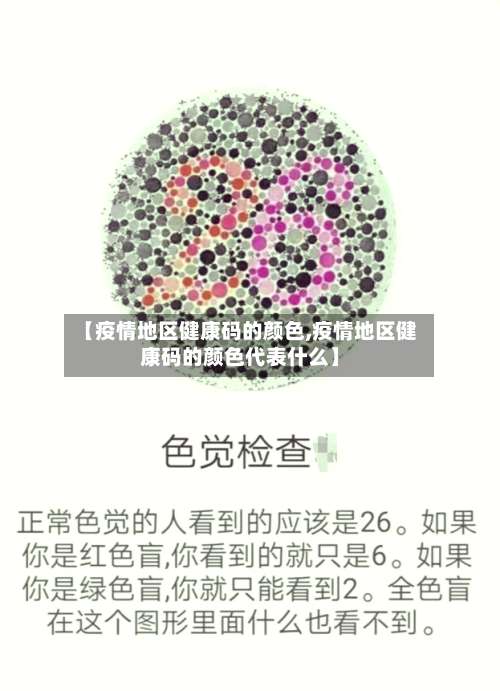 【疫情地区健康码的颜色,疫情地区健康码的颜色代表什么】-第1张图片