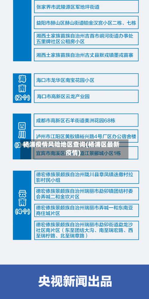 杨浦疫情风险地区查询(杨浦区最新疫情)-第2张图片