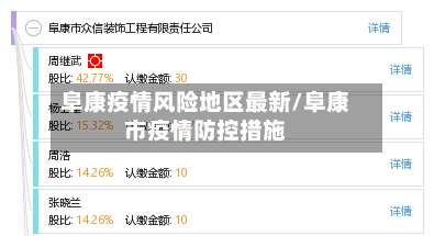 阜康疫情风险地区最新/阜康市疫情防控措施-第2张图片