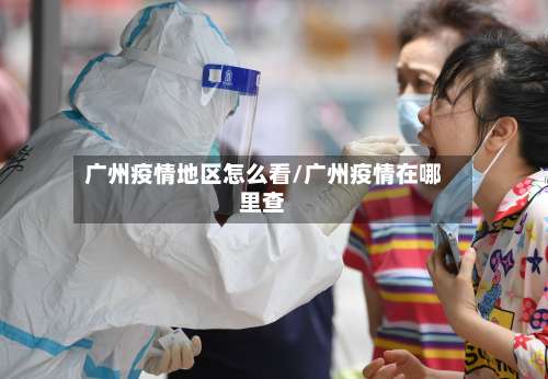 广州疫情地区怎么看/广州疫情在哪里查-第2张图片